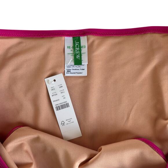 J.Crew Fuchsia Pink Stretch Bikini Hipster Bottoms Women’s Swimwear Size 3X - Picture 4 of 7